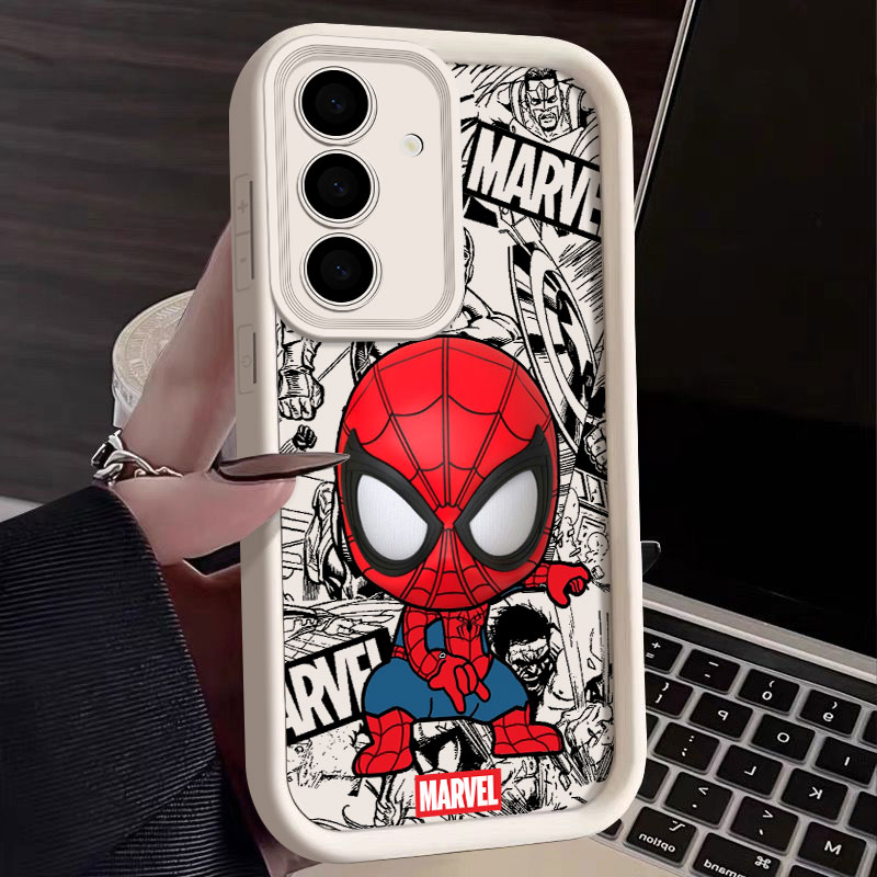 Samsung Galaxy S25 - Fundas bonitas de Marvel Spiderman para