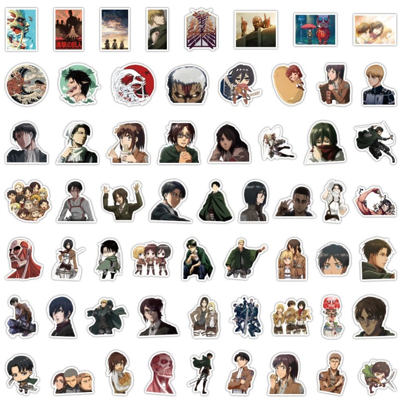 60 pegatinas de anime de Attac - Phone Accessories Pouch reseña y precio